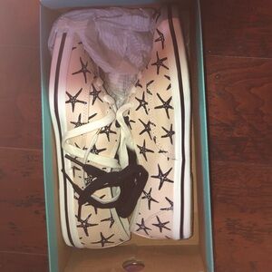 Kate Spade Black Starfish Printed Sneakers